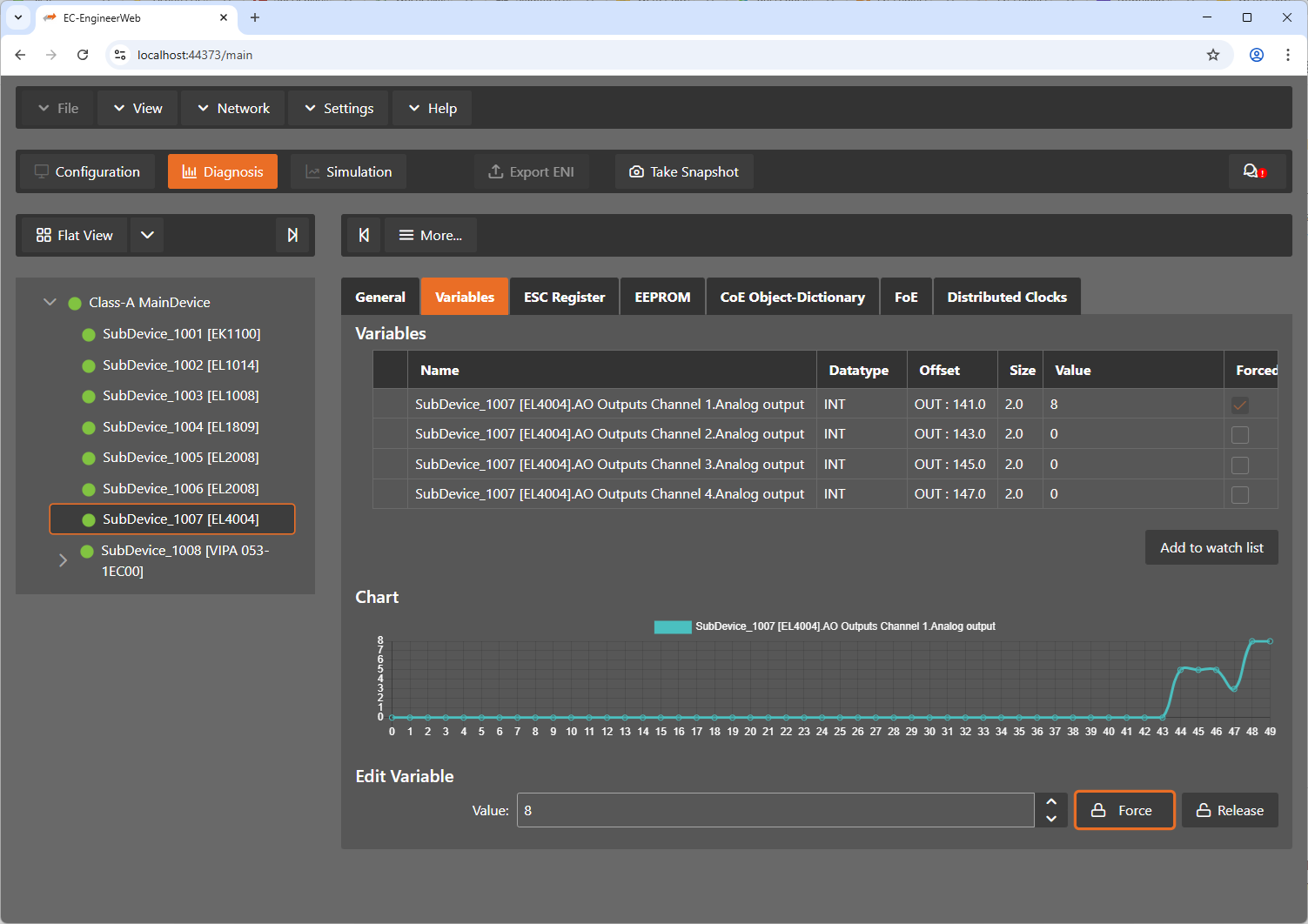 EC-Engineer EtherCAT configuration tool